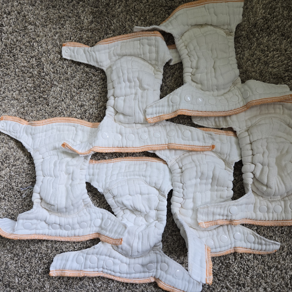 6 GMD clotheez Fitted Diapers Newborn
